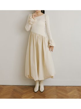 【オル/Olu】のニットドッキングバルーンワンピース 人気、トレンドファッション・服の通販 founy(ファニー) ファッション Fashion レディースファッション Fashion for Women ワンピース Dresses シンプル Simple, Minimal ストレッチ Stretch, Stretchy Fabric ドッキング Docking, Mixed Material バランス Balance, Style Balance バルーン Balloon, Balloon Silhouette フィット Fit, Slim Fit フォルム Silhouette, Form モダン Modern, Contemporary 無地 Plain, Solid Color |ID:prp329100004826097