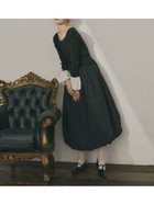 【オル/Olu】のニットドッキングバルーンワンピース 人気、トレンドファッション・服の通販 founy(ファニー) ファッション Fashion レディースファッション Fashion for Women ワンピース Dresses シンプル Simple, Minimal ストレッチ Stretch, Stretchy Fabric ドッキング Docking, Mixed Material バランス Balance, Style Balance バルーン Balloon, Balloon Silhouette フィット Fit, Slim Fit フォルム Silhouette, Form モダン Modern, Contemporary 無地 Plain, Solid Color thumbnail black|ID: prp329100004826097 ipo3291000000035112540