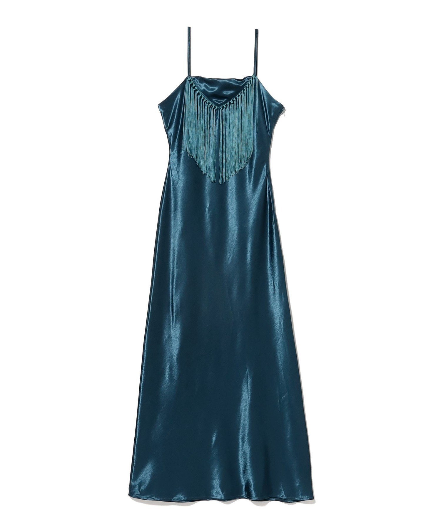 【ビームス ウイメン/BEAMS】のGHOSPELL / Ivy Midi Dress インテリア・キッズ・メンズ・レディースファッション・服の通販 founy(ファニー) 　ファッション　Fashion　レディースファッション　Fashion for Women　ワンピース　Dresses　フォーマル・パーティードレス・結婚式用ドレス　Elegant & Casual Dresses　アイビー　Ivy Pattern　インナー　Innerwear　キャミソール　Camisole, Spaghetti Strap Top　サテン　Satin, Glossy Fabric　シンプル　Simple, Minimal　タートルネック　Turtleneck, High Neck　デコルテ　Décolleté, Neckline　ドレス　Dress, One-Piece　バイアス　Bias, Diagonal Cut　ボヘミアン　Bohemian, Ethnic Style　リラックス　Relax, Relaxed Fit　ロンドン　London Style, British Inspired　エレガント 上品　Elegant　GREEN|ID: prp329100004826103 ipo3291000000035112590