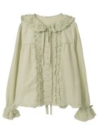 【ピンクハウス/PINK HOUSE】のうさぎの耳フード付きローンブラウス 人気、トレンドファッション・服の通販 founy(ファニー) ファッション Fashion レディースファッション Fashion for Women トップス・カットソー Cut & Sew Tops シャツ・ブラウス・オフィスカジュアル Elegant Blouses & Button-Ups フリル Frill, Ruffle フロント Front, Front Design リボン Ribbon, Bow thumbnail ハッカ|ID: prp329100004826105 ipo3291000000035112637