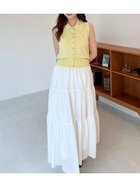 【スナイデル/SNIDEL】のニットベスト×ティアードスカートセット LIME[022]|ID: prp329100004826119 ipo3291000000035142549