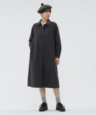 【マーガレットハウエル/MARGARET HOWELL】のGARMENT DYE COTTON MOLESKIN DRESS 人気、トレンドファッション・服の通販 founy(ファニー) ファッション Fashion レディースファッション Fashion for Women ワンピース Dresses フォーマル・パーティードレス・結婚式用ドレス Elegant & Casual Dresses カフス Cuff Design ドレス Dress, One-Piece ポケット Pocket, Pocket Detail ワーク Workwear, Utility Style ヴィンテージ Vintage Style エレガント 上品 Elegant thumbnail BLACK|ID: prp329100004826123 ipo3291000000035112898