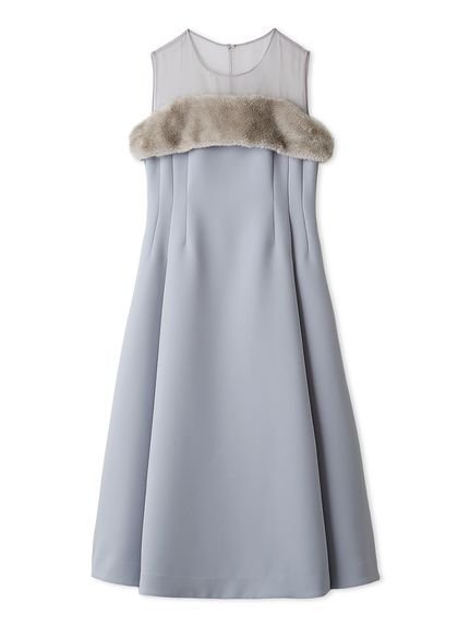 【セルフォード/CELFORD】の【HANAE MORI×CELFORDコラボ】ファードッキングフィット フレアドレス インテリア・キッズ・メンズ・レディースファッション・服の通販 founy(ファニー) 　ファッション　Fashion　レディースファッション　Fashion for Women　ワンピース　Dresses　フォーマル・パーティードレス・結婚式用ドレス　Elegant & Casual Dresses　コラボ　Collaboration, Collab　コレクション　Collection, Seasonal Line　スマート　Smart, Elegant　トリプル　Triple, Three Layers　ドレス　Dress, One-Piece　パール　Pearl, Pearl Accent　フィット　Fit, Slim Fit　フォルム　Silhouette, Form　フレア　Flare, Flared　ポケット　Pocket, Pocket Detail　ヨーク　Yoke, Yoke Design　SAX[083]|ID: prp329100004826134 ipo3291000000035178861