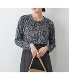 【ニューヨーカー/NEWYORKER】のポリエステル強撚スムース ランダムレーンプリント ボウタイプルオーバー 人気、トレンドファッション・服の通販 founy(ファニー) ファッション Fashion レディースファッション Fashion for Women トップス・カットソー Cut & Sew Tops カジュアルプルオーバー・ニットトップス Pullovers & Knit Tops / Casual Pullovers アクセサリー Fashion Accessories イエロー Yellow カラフル Colorful Design シンプル Simple, Minimal スクエア Square, Square Shape 長袖 Long Sleeve, Full Sleeve プリント Print, Printed Pattern モダン Modern, Contemporary モチーフ Motif, Design Theme ランダム Random, Irregular ロング Long, Long-Length A/W・秋冬 Autumn/Winter エレガント 上品 Elegant thumbnail ネイビー|ID: prp329100004826146 ipo3291000000035113357