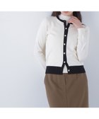 【ナチュラル ビューティー ベーシック/NATURAL BEAUTY BASIC】のバイカラーアンサンブル 人気、トレンドファッション・服の通販 founy(ファニー) ファッション Fashion レディースファッション Fashion for Women トップス・カットソー Cut & Sew Tops アンサンブルニット Knit Ensembles & Twin Sets アンサンブル Ensemble Set インナー Innerwear カーディガン Cardigan, Knitwear シンプル Simple, Minimal ベーシック Basic, Essential モチーフ Motif, Design Theme リブニット Rib Knit, Ribbed Knit エレガント 上品 Elegant 半袖 Short Sleeve, Half Sleeve thumbnail オフ×クロ2|ID: prp329100004826161 ipo3291000000035113597