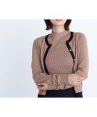 【ナチュラル ビューティー ベーシック/NATURAL BEAUTY BASIC】のバイカラーアンサンブル 人気、トレンドファッション・服の通販 founy(ファニー) ファッション Fashion レディースファッション Fashion for Women トップス・カットソー Cut & Sew Tops アンサンブルニット Knit Ensembles & Twin Sets アンサンブル Ensemble Set インナー Innerwear カーディガン Cardigan, Knitwear シンプル Simple, Minimal ベーシック Basic, Essential モチーフ Motif, Design Theme リブニット Rib Knit, Ribbed Knit エレガント 上品 Elegant 半袖 Short Sleeve, Half Sleeve thumbnail キャメル×クロ2|ID: prp329100004826161 ipo3291000000035113599