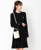 【ミッシュマッシュ/MISCH MASCH】のブローチ付きAラインニットワンピース/MM447402 人気、トレンドファッション・服の通販 founy(ファニー) ファッション Fashion レディースファッション Fashion for Women ワンピース Dresses ニットワンピース Knit Dresses おすすめ Recommended / Our Picks ジャケット Jacket, Outerwear ブローチ Brooch, Pin Brooch ワンポイント One Point, Statement Accent thumbnail ブラック|ID: prp329100004826171 ipo3291000000035113741