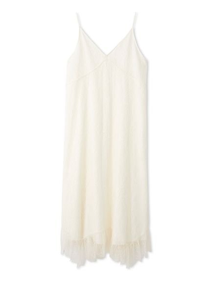 【ミラオーウェン/Mila Owen】のイレヘムデザインレースキャミワンピース インテリア・キッズ・メンズ・レディースファッション・服の通販 founy(ファニー) 　ファッション　Fashion　レディースファッション　Fashion for Women　ワンピース　Dresses　キャミソールワンピース　Camisole Dresses　イレギュラー　Irregular Design　エレガント 上品　Elegant　キャミワンピース　Cami Dress, Slip Dress　ギャザー　Gathered, Ruffled　サテン　Satin, Glossy Fabric　スタイリッシュ　Stylish, Fashionable　スマート　Smart, Elegant　ラップ　Wrap, Wrap Design　レース　Lace, Lace Fabric　WHT[001]|ID: prp329100004826173 ipo3291000000035113783