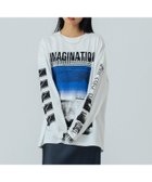【ローズバッド/ROSE BUD】のGRAPHIC LONG SLEEVE TEE 人気、トレンドファッション・服の通販 founy(ファニー) ファッション Fashion レディースファッション Fashion for Women トップス・カットソー Cut & Sew Tops グラフィック Graphic, Graphic Design スリーブ Sleeve, Long Sleeve / Short Sleeve デニム Denim, Jeans Material 人気 Popular, Best Seller バランス Balance, Style Balance ビッグ Big, Oversized プリント Print, Printed Pattern モノトーン Monotone, Black and White ロング Long, Long-Length ワイド Wide, Wide Fit 再入荷 Restock / Back in Stock おすすめ Recommended / Our Picks thumbnail WHITE|ID: prp329100004826181 ipo3291000000035206451