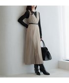 【アンデミュウ/Andemiu】のVネックプリーツジャンスカ 人気、トレンドファッション・服の通販 founy(ファニー) ファッション Fashion レディースファッション Fashion for Women トップス・カットソー Cut & Sew Tops Vネックトップス V-Neck Tops / V-Cut Neckline Shirts インナー Innerwear プリーツ Pleats, Pleated エレガント 上品 Elegant thumbnail ベージュ|ID: prp329100004826189 ipo3291000000035114010