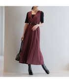 【アンデミュウ/Andemiu】のVネックプリーツジャンスカ 人気、トレンドファッション・服の通販 founy(ファニー) ファッション Fashion レディースファッション Fashion for Women トップス・カットソー Cut & Sew Tops Vネックトップス V-Neck Tops / V-Cut Neckline Shirts インナー Innerwear プリーツ Pleats, Pleated エレガント 上品 Elegant thumbnail ボルドー|ID: prp329100004826189 ipo3291000000035114011