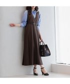 【アンデミュウ/Andemiu】のVネックプリーツジャンスカ 人気、トレンドファッション・服の通販 founy(ファニー) ファッション Fashion レディースファッション Fashion for Women トップス・カットソー Cut & Sew Tops Vネックトップス V-Neck Tops / V-Cut Neckline Shirts インナー Innerwear プリーツ Pleats, Pleated エレガント 上品 Elegant thumbnail ブラウン|ID: prp329100004826189 ipo3291000000035114013
