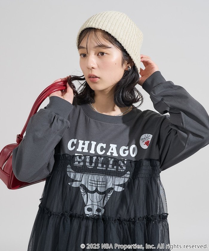 【フリークスストア/FREAK'S STORE】のNBAチュールフリル ロンT 25AW インテリア・キッズ・メンズ・レディースファッション・服の通販 founy(ファニー) 　ファッション　Fashion　レディースファッション　Fashion for Women　トップス・カットソー　Cut & Sew Tops　ロングTシャツ・Tシャツ　Longline T-Shirts & Tees　2025年　2025　2025-2026秋冬・A/W　Autumn/Winter 2025–26 AW25–26　冬　Winter / This Winter　チュール　Tulip, Tulip Motif　トレンド　Trend, Trending Now　プリント　Print, Printed Pattern　リメイク　Remake, Reconstructed　A/W・秋冬　Autumn/Winter　チャコールグレー|ID: prp329100004826201 ipo3291000000035139223