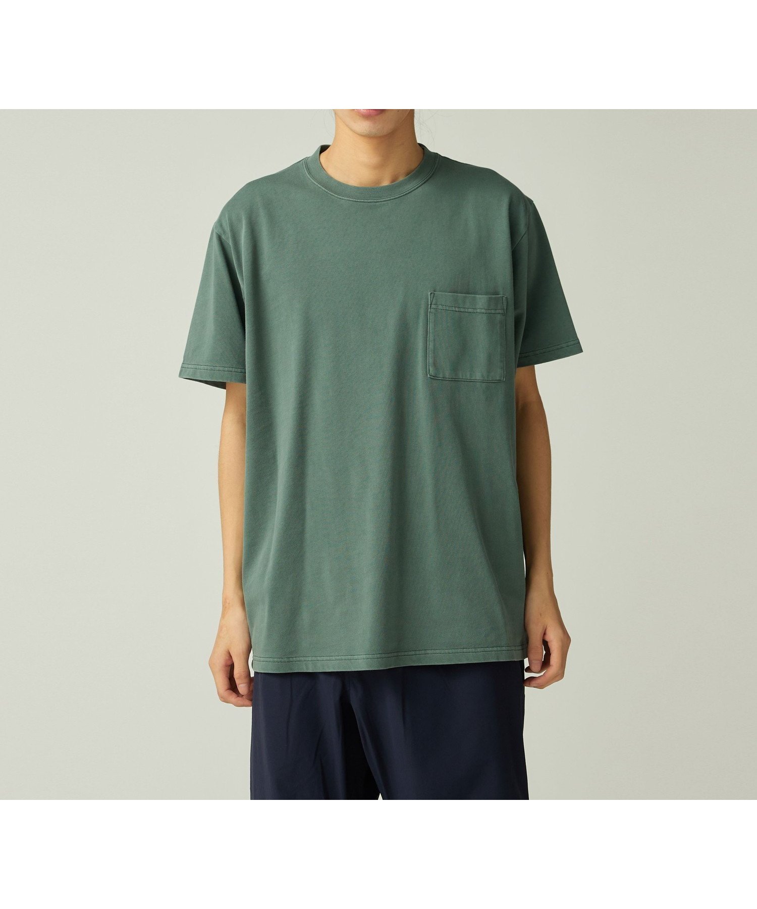 【スノーピーク/SNOW PEAK】のGarment Dyed T-Shirt インテリア・キッズ・メンズ・レディースファッション・服の通販 founy(ファニー) 　ファッション　Fashion　レディースファッション　Fashion for Women　トップス・カットソー　Cut & Sew Tops　シャツ・ブラウス・オフィスカジュアル　Elegant Blouses & Button-Ups　ロングTシャツ・Tシャツ　Longline T-Shirts & Tees　ヴィンテージ　Vintage Style　グラフィック　Graphic, Graphic Design　サングラス　Sunglasses, Shades　シンプル　Simple, Minimal　スマート　Smart, Elegant　スリット　Slit, Slit Detail　スリーブ　Sleeve, Long Sleeve / Short Sleeve　ハイネック　High Neck, Mock Neck　フィット　Fit, Slim Fit　プリント　Print, Printed Pattern　ベーシック　Basic, Essential　ボトム　Bottoms, Lower Wear　ポケット　Pocket, Pocket Detail　半袖　Short Sleeve, Half Sleeve　ループ　Loop, Loop Knit　ロング　Long, Long-Length　A/W・秋冬　Autumn/Winter　冬　Winter / This Winter　おすすめ　Recommended / Our Picks　2025年　2025　2025-2026秋冬・A/W　Autumn/Winter 2025–26 AW25–26　DARK GREEN|ID: prp329100004826210 ipo3291000000035114253