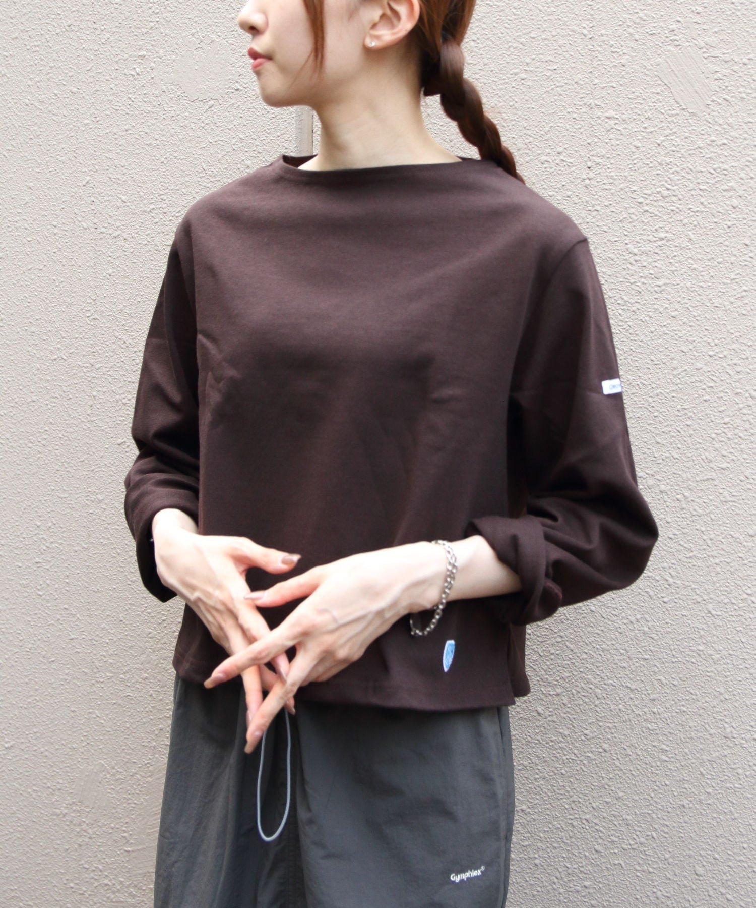 【ステップス/STEPS】のORCIVAL/ORCIVAL/BOAT NECK LONG SLEEVE インテリア・キッズ・メンズ・レディースファッション・服の通販 founy(ファニー) 　ファッション　Fashion　レディースファッション　Fashion for Women　トップス・カットソー　Cut & Sew Tops　アクセサリー　Fashion Accessories　BROWN|ID: prp329100004826222 ipo3291000000035114438