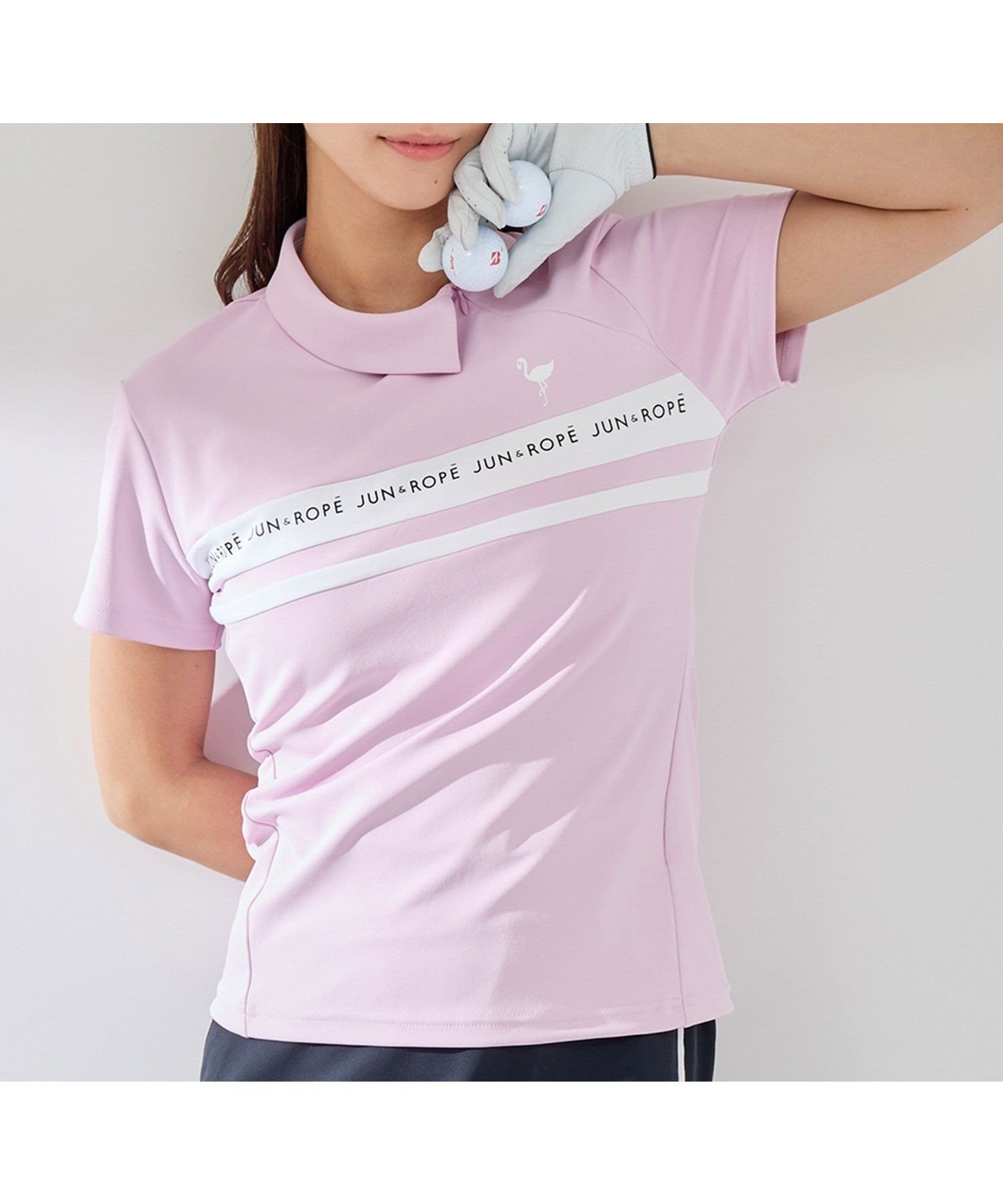 【ジュンアンドロペ/JUN&ROPE】の【UVカット】【速乾】【接触冷感】【防透け】サイド衿ファスナー使いプルオーバー インテリア・キッズ・メンズ・レディースファッション・服の通販 founy(ファニー) 　ファッション　Fashion　レディースファッション　Fashion for Women　トップス・カットソー　Cut & Sew Tops　カジュアルプルオーバー・ニットトップス　Pullovers & Knit Tops / Casual Pullovers　ゴルフ　Golf　スポーティ　Sporty, Casual Athletic　ポケット　Pocket, Pocket Detail　人気　Popular, Best Seller　ピンク(63)|ID: prp329100004826223 ipo3291000000035114449