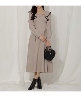 【ウィルセレクション/WILLSELECTION】の配色パイピングフリルワンピース 人気、トレンドファッション・服の通販 founy(ファニー) ファッション Fashion レディースファッション Fashion for Women ワンピース Dresses クラシカル Classical, Vintage-Inspired シャーリング Shirring, Ruched スクエア Square, Square Shape チェック Check, Plaid, Tartan ドレープ Drape, Draping Fabric パイピング Piping, Trim Design フリル Frill, Ruffle フレア Flare, Flared リボン Ribbon, Bow ロング Long, Long-Length 長袖 Long Sleeve, Full Sleeve |ID:prp329100004826230