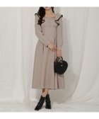 【ウィルセレクション/WILLSELECTION】の配色パイピングフリルワンピース 人気、トレンドファッション・服の通販 founy(ファニー) ファッション Fashion レディースファッション Fashion for Women ワンピース Dresses クラシカル Classical, Vintage-Inspired シャーリング Shirring, Ruched スクエア Square, Square Shape チェック Check, Plaid, Tartan ドレープ Drape, Draping Fabric パイピング Piping, Trim Design フリル Frill, Ruffle フレア Flare, Flared リボン Ribbon, Bow ロング Long, Long-Length 長袖 Long Sleeve, Full Sleeve thumbnail ベージュ|ID: prp329100004826230 ipo3291000000035114602