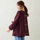 【ローズティアラ/Rose Tiara】のチェック切替プルオーバー 人気、トレンドファッション・服の通販 founy(ファニー) ファッション Fashion レディースファッション Fashion for Women トップス・カットソー Cut & Sew Tops カジュアルプルオーバー・ニットトップス Pullovers & Knit Tops / Casual Pullovers カットソー Cut and Sewn Top ギャザー Gathered, Ruffled チェック Check, Plaid, Tartan ドッキング Docking, Mixed Material 切替 Switching, Contrast Panel thumbnail ワイン|ID: prp329100004826235 ipo3291000000035114713