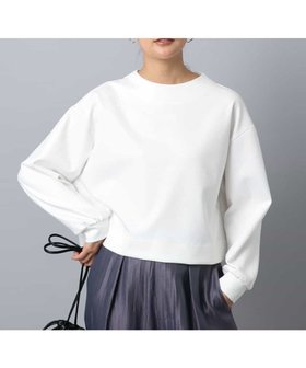 【エムケイ ミッシェルクラン/MK MICHEL KLEIN】のバッグファスナーデザイン ポンチカットソー/洗える 人気、トレンドファッション・服の通販 founy(ファニー) ファッション Fashion レディースファッション Fashion for Women トップス・カットソー Cut & Sew Tops カットソー・ベーシックTシャツ Cut-and-Sewn Tops / Stretch Tees & Basics カットソー Cut and Sewn Top クロップド Cropped, Short Length バランス Balance, Style Balance プリーツ Pleats, Pleated ワイド Wide, Wide Fit ビジネス 仕事 通勤 Business / Work / Commuting 冬 Winter / This Winter 夏 Summer 春 Spring 洗える Machine Washable 秋 Autumn |ID:prp329100004826248