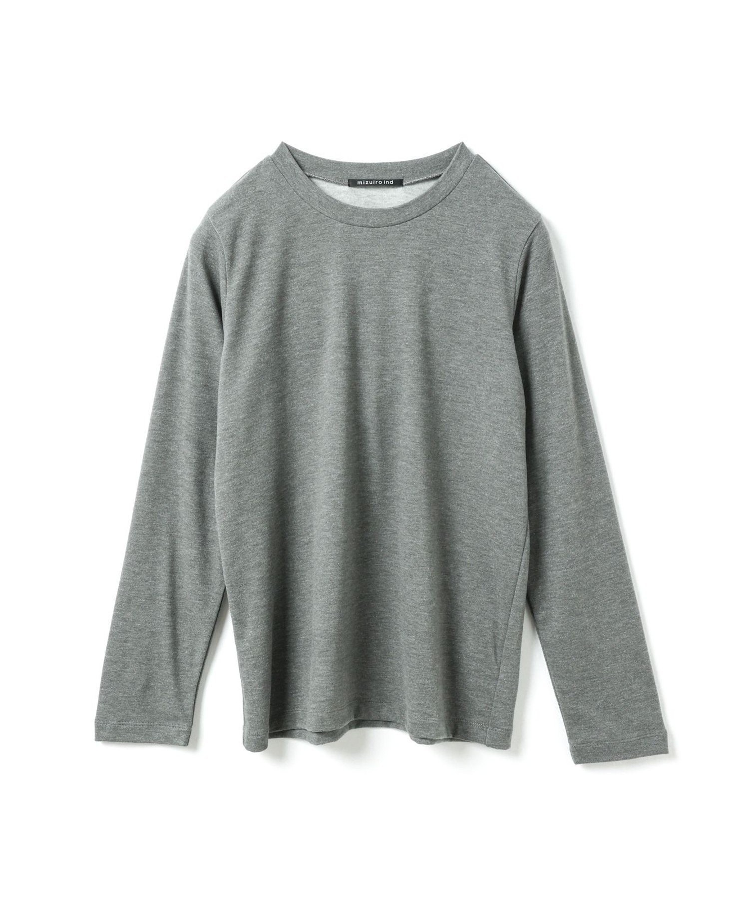 【マーコート/MARcourt】のmizuiro ind スリーレイヤードコンパクトTシャツ インテリア・キッズ・メンズ・レディースファッション・服の通販 founy(ファニー) 　ファッション　Fashion　レディースファッション　Fashion for Women　トップス・カットソー　Cut & Sew Tops　シャツ・ブラウス・オフィスカジュアル　Elegant Blouses & Button-Ups　ロングTシャツ・Tシャツ　Longline T-Shirts & Tees　インナー　Innerwear　ウォーム　Warm Fabric　カットソー　Cut and Sewn Top　シンプル　Simple, Minimal　ストレッチ　Stretch, Stretchy Fabric　ベーシック　Basic, Essential　ポケット　Pocket, Pocket Detail　無地　Plain, Solid Color　長袖　Long Sleeve, Full Sleeve　グレー|ID: prp329100004826266 ipo3291000000035115126