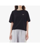 【ラコステ/LACOSTE】の裾口ドローストリング入りクロップド5分袖 半袖Tシャツ 人気、トレンドファッション・服の通販 founy(ファニー) ファッション Fashion レディースファッション Fashion for Women トップス・カットソー Cut & Sew Tops シャツ・ブラウス・オフィスカジュアル Elegant Blouses & Button-Ups ロングTシャツ・Tシャツ Longline T-Shirts & Tees クロップド Cropped, Short Length ショート Short, Short Length スリーブ Sleeve, Long Sleeve / Short Sleeve トレンド Trend, Trending Now ドローストリング Drawstring, Pull Cord フェミニン Feminine, Girly ワイド Wide, Wide Fit 半袖 Short Sleeve, Half Sleeve thumbnail ブラック|ID: prp329100004826267 ipo3291000000035156297