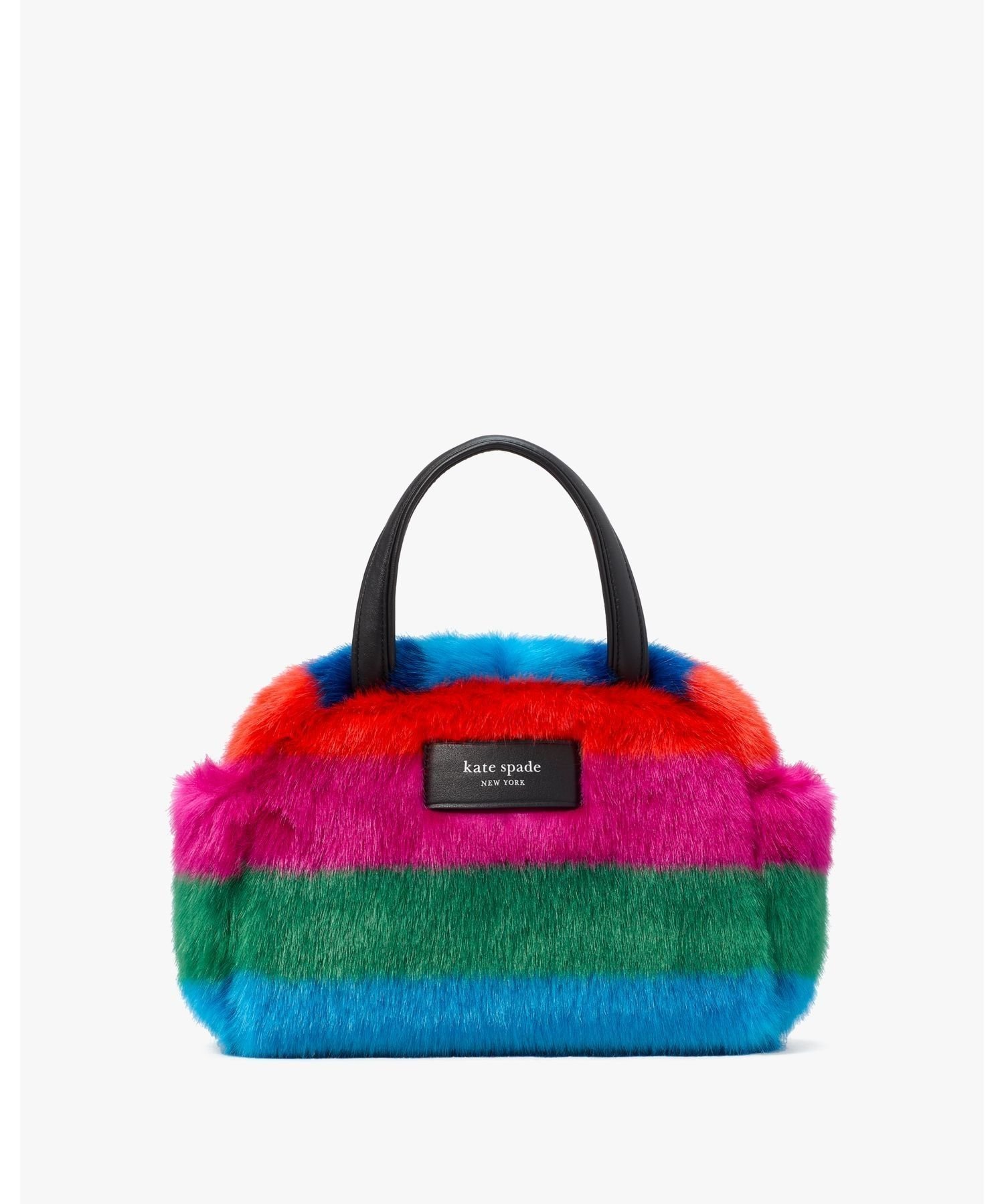 【ケイト スペード ニューヨーク/kate spade NEW YORK】の【公式】パフド ストライプ フォー ファー サッチェル インテリア・キッズ・メンズ・レディースファッション・服の通販 founy(ファニー) ファッション Fashion レディースファッション Fashion for Women iPhone アイフォーン iPhone ストライプ Stripe, Striped Pattern ポケット Pocket, Pocket Detail ラップ Wrap, Wrap Design MULTI|ID: prp329100004826277 ipo3291000000035115253