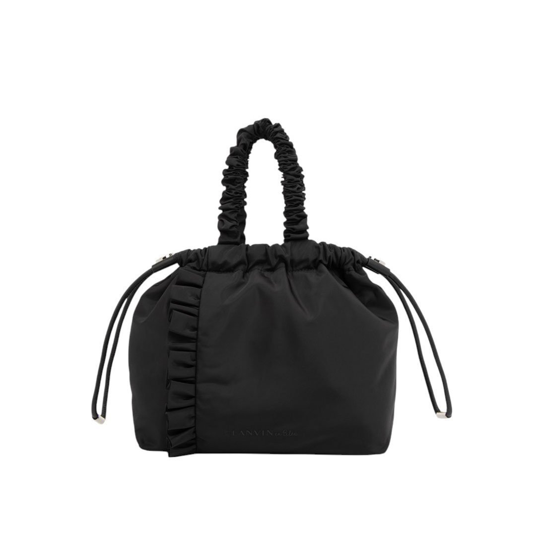 【クイーポ/KUIPO】のランバン オン ブルー LANVIN en Bleu マイル マルチショルダーバッグ インテリア・キッズ・メンズ・レディースファッション・服の通販 founy(ファニー) 　ファッション　Fashion　レディースファッション　Fashion for Women　バッグ　Bags　アシンメトリー　Asymmetrical Style　財布　Wallet, Purse　フリル　Frill, Ruffle　プレート　Plate, Dish　旅行　Travel　スマホショルダーバッグ　Smartphone Shoulder Bag　ブラック|ID: prp329100004826302 ipo3291000000035115626