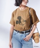 【ジャーナルスタンダード レサージュ/journal standard L'essage】の《追加4》【MICKEY】ピグメントTシャツ 人気、トレンドファッション・服の通販 founy(ファニー) ファッション Fashion レディースファッション Fashion for Women トップス・カットソー Cut & Sew Tops シャツ・ブラウス・オフィスカジュアル Elegant Blouses & Button-Ups ロングTシャツ・Tシャツ Longline T-Shirts & Tees インディゴ Indigo Denim デニム Denim, Jeans Material トレンド Trend, Trending Now 定番 Standard, Basic Item プリント Print, Printed Pattern ベーシック Basic, Essential エレガント 上品 Elegant 2025年 2025 2025春夏・S/S Spring/Summer 2025 SS25 thumbnail ブラウン|ID: prp329100004826309 ipo3291000000035115681