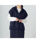 【コムサイズム/COMME CA ISM】の【セットアイテム】 裏毛フーディベスト+ロンT / セットアップ対応 人気、トレンドファッション・服の通販 founy(ファニー) ファッション Fashion レディースファッション Fashion for Women アウター Coat / Outerwear Collection トップス・カットソー Cut & Sew Tops ロングTシャツ・Tシャツ Longline T-Shirts & Tees ベスト&ジレ / 重ね着スタイル Vests & Gilets インナー Innerwear スキッパー Skipper, Open Collar セットアップ Set-Up, Coordinated Outfit 長袖 Long Sleeve, Full Sleeve ベスト Vest, Waistcoat ポケット Pocket, Pocket Detail ループ Loop, Loop Knit ワンポイント One Point, Statement Accent おすすめ Recommended / Our Picks thumbnail ネイビー|ID: prp329100004826310 ipo3291000000035115685