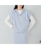 【コムサイズム/COMME CA ISM】の【セットアイテム】 裏毛フーディベスト+ロンT / セットアップ対応 人気、トレンドファッション・服の通販 founy(ファニー) ファッション Fashion レディースファッション Fashion for Women アウター Coat / Outerwear Collection トップス・カットソー Cut & Sew Tops ロングTシャツ・Tシャツ Longline T-Shirts & Tees ベスト&ジレ / 重ね着スタイル Vests & Gilets インナー Innerwear スキッパー Skipper, Open Collar セットアップ Set-Up, Coordinated Outfit 長袖 Long Sleeve, Full Sleeve ベスト Vest, Waistcoat ポケット Pocket, Pocket Detail ループ Loop, Loop Knit ワンポイント One Point, Statement Accent おすすめ Recommended / Our Picks thumbnail サックス|ID: prp329100004826310 ipo3291000000035115686