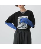 【レプシィム ローリーズファーム/LEPSIM LOWRYS FARM】のフォトプリント袖レイヤーT 人気、トレンドファッション・服の通販 founy(ファニー) ファッション Fashion レディースファッション Fashion for Women トップス・カットソー Cut & Sew Tops おすすめ Recommended / Our Picks インナー Innerwear スニーカー Sneakers, Trainers デニム Denim, Jeans Material トレンド Trend, Trending Now プリント Print, Printed Pattern thumbnail ブラック×チュール09|ID: prp329100004826484 ipo3291000000035117452