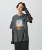 【レプシィム ローリーズファーム/LEPSIM LOWRYS FARM】のフォトプリント袖レイヤーT 人気、トレンドファッション・服の通販 founy(ファニー) ファッション Fashion レディースファッション Fashion for Women トップス・カットソー Cut & Sew Tops おすすめ Recommended / Our Picks インナー Innerwear スニーカー Sneakers, Trainers デニム Denim, Jeans Material トレンド Trend, Trending Now プリント Print, Printed Pattern thumbnail チャコール×レース19|ID: prp329100004826484 ipo3291000000035117460