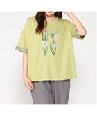 【スーパーハッカ/SUPER HAKKA】のダファディル刺繍Tシャツ 人気、トレンドファッション・服の通販 founy(ファニー) ファッション Fashion レディースファッション Fashion for Women トップス・カットソー Cut & Sew Tops シャツ・ブラウス・オフィスカジュアル Elegant Blouses & Button-Ups ロングTシャツ・Tシャツ Longline T-Shirts & Tees thumbnail ライトグリーン|ID: prp329100004826513 ipo3291000000035117715