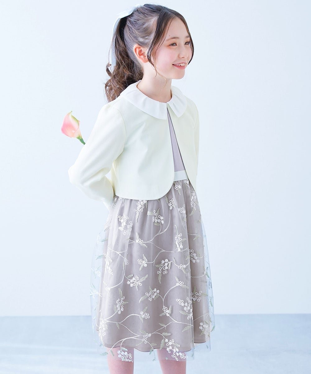 【デビロック/devirock / KIDS】のフォーマル 華やかレースドレス 2点セット 子供服 キッズ 女の子 26SS 人気、トレンドファッション・服の通販 founy(ファニー) 　ファッション　Fashion　キッズファッション　Fashion for Kids　ワンピース　Dresses　アンサンブル　Ensemble Set　春　Spring　ジャケット　Jacket, Outerwear　チュール　Tulip, Tulip Motif　ドレス　Dress, One-Piece　フォーマル　Formal, Dressy　ボレロ　Bolero, Short Cardigan　レース　Lace, Lace Fabric　2026年　2026　 other-1|ID: prp329100004826543 ipo3291000000035117963