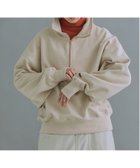 【ビーアパートメント/b apartment / MEN】の「KHA KI / カーキ」HALF ZIP SWEAT SHIRTS 人気、トレンドファッション・服の通販 founy(ファニー) ファッション Fashion メンズファッション Fashion for Men コンパクト Compact, Small Size スウェット / スエット Sweatshirt, Sweatwear バランス Balance, Style Balance フロント Front, Front Design ボトム Bottoms, Lower Wear ワイド Wide, Wide Fit 再入荷 Restock / Back in Stock thumbnail SAND|ID: prp329100004826548 ipo3291000000035118003