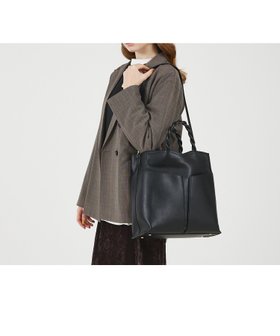 【ロウェル シングス/LOWELL Things】のTwiste/ダブルポケット2WAYトート L 人気、トレンドファッション・服の通販 founy(ファニー) ファッション Fashion レディースファッション Fashion for Women バッグ Bags 傘 Umbrella, Parasol ショルダー Shoulder, Shoulder Strap ジップ Zip, Zipper スマホ Smartphone, Mobile Device ダブル Double, Double-Breasted ツイスト Tweed, Tweed Fabric ポケット Pocket, Pocket Detail ポーチ Pouch, Small Case 日傘 Parasol, UV Umbrella おすすめ Recommended / Our Picks |ID:prp329100004826554