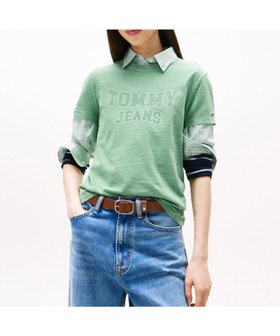 【トミーヒルフィガー/TOMMY HILFIGER】のレギュラーバーシティTシャツ 人気、トレンドファッション・服の通販 founy(ファニー) ファッション Fashion レディースファッション Fashion for Women トップス・カットソー Cut & Sew Tops シャツ・ブラウス・オフィスカジュアル Elegant Blouses & Button-Ups ロングTシャツ・Tシャツ Longline T-Shirts & Tees アメリカン American Style インナー Innerwear クラシック Classic, Timeless Style ゴルフ Golf スタイリッシュ Stylish, Fashionable デニム Denim, Jeans Material ベーシック Basic, Essential モダン Modern, Contemporary レギュラー Regular, Standard Fit ヴィンテージ Vintage Style 人気 Popular, Best Seller |ID:prp329100004826563
