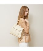 【ロウェル シングス/LOWELL Things】の【VERY掲載】Cuddly/レザーオープントート 24SS アイボリー|ID: prp329100004826597 ipo3291000000035118462