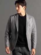 【ニコル/NICOLE / MEN】のシープレザー テーラードジャケット 人気、トレンドファッション・服の通販 founy(ファニー) ファッション Fashion メンズファッション Fashion for Men ジャケット Jacket, Outerwear スクエア Square, Square Shape スマート Smart, Elegant フォーマル Formal, Dressy フロント Front, Front Design ベーシック Basic, Essential ポケット Pocket, Pocket Detail thumbnail 29グレー|ID: prp329100004826602 ipo3291000000035118510