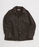 【ジャーナルスタンダード レリューム/JOURNAL STANDARD relume / MEN】のゴートレザー カバーオール 人気、トレンドファッション・服の通販 founy(ファニー) ファッション Fashion メンズファッション Fashion for Men アンダー Underwear Essentials ヴィンテージ Vintage Style ジャケット Jacket, Outerwear スリーブ Sleeve, Long Sleeve / Short Sleeve バランス Balance, Style Balance パッチ Patch, Appliqué パーカー Hoodie, Parka フィット Fit, Slim Fit フロント Front, Front Design ポケット Pocket, Pocket Detail リアル Real, Realistic ワイド Wide, Wide Fit ワーク Workwear, Utility Style エレガント 上品 Elegant thumbnail ブラウン|ID: prp329100004826606 ipo3291000000035118549