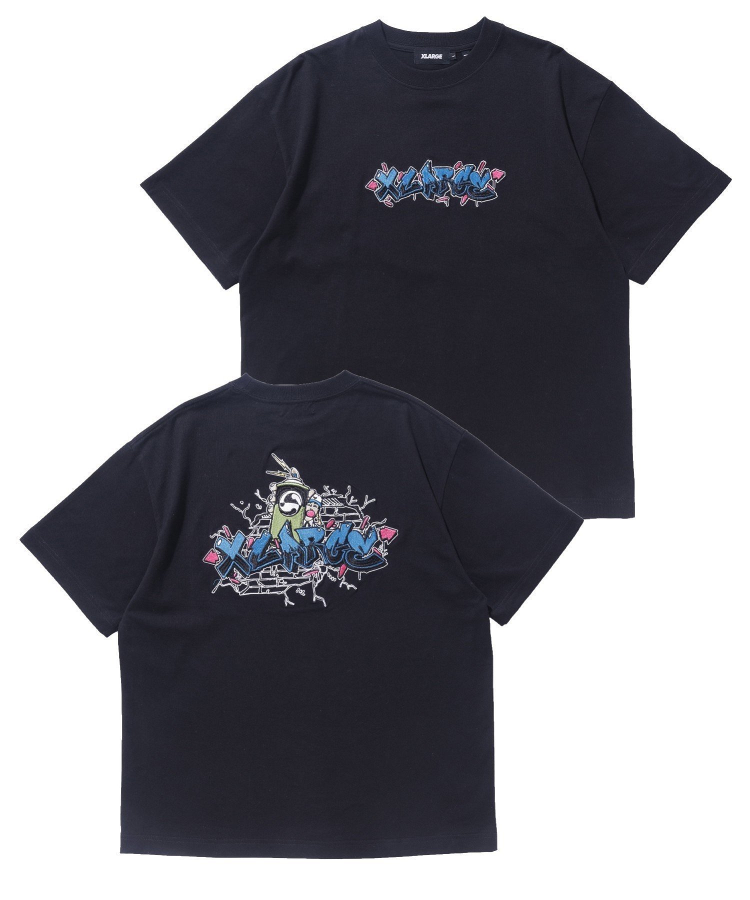 【エクストララージ/XLARGE】のAEROSOL GAFFITI S/S TEE 【XLARGE】 インテリア・キッズ・メンズ・レディースファッション・服の通販 founy(ファニー) 　ファッション　Fashion　レディースファッション　Fashion for Women　グラフィック　Graphic, Graphic Design　フロント　Front, Front Design　ベーシック　Basic, Essential　半袖　Short Sleeve, Half Sleeve　夏　Summer　S/S・春夏　SS, Spring/Summer, Warm Season　BLACK|ID: prp329100004826609 ipo3291000000035118606