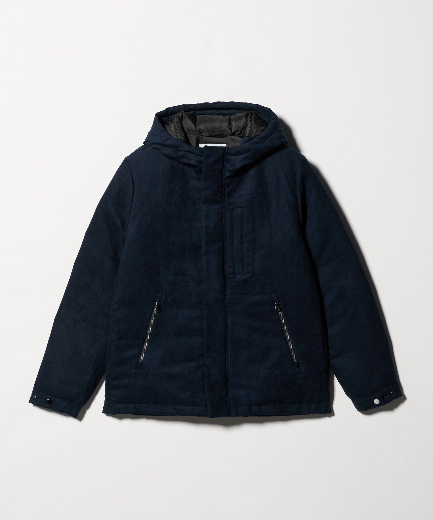 【ユナイテッドアローズ/UNITED ARROWS / MEN】のスエードライク ダウンブルゾン A DAY IN THE LIFE インテリア・キッズ・メンズ・レディースファッション・服の通販 founy(ファニー) 　ファッション　Fashion　メンズファッション　Fashion for Men　スマート　Smart, Elegant　ダウン　Down, Puffer　トレンド　Trend, Trending Now　ドローストリング　Drawstring, Pull Cord　バランス　Balance, Style Balance　フィット　Fit, Slim Fit　フェザー　Feather, Feather Detail　フラット　Flat, Flat Shoes　ブルゾン　Blouson, Bomber Jacket　A/W・秋冬　Autumn/Winter　アウトレット　Outlet / Clearance　おすすめ　Recommended / Our Picks　エレガント 上品　Elegant　ビジネス 仕事 通勤　Business / Work / Commuting　NAVY|ID: prp329100004826646 ipo3291000000035119009