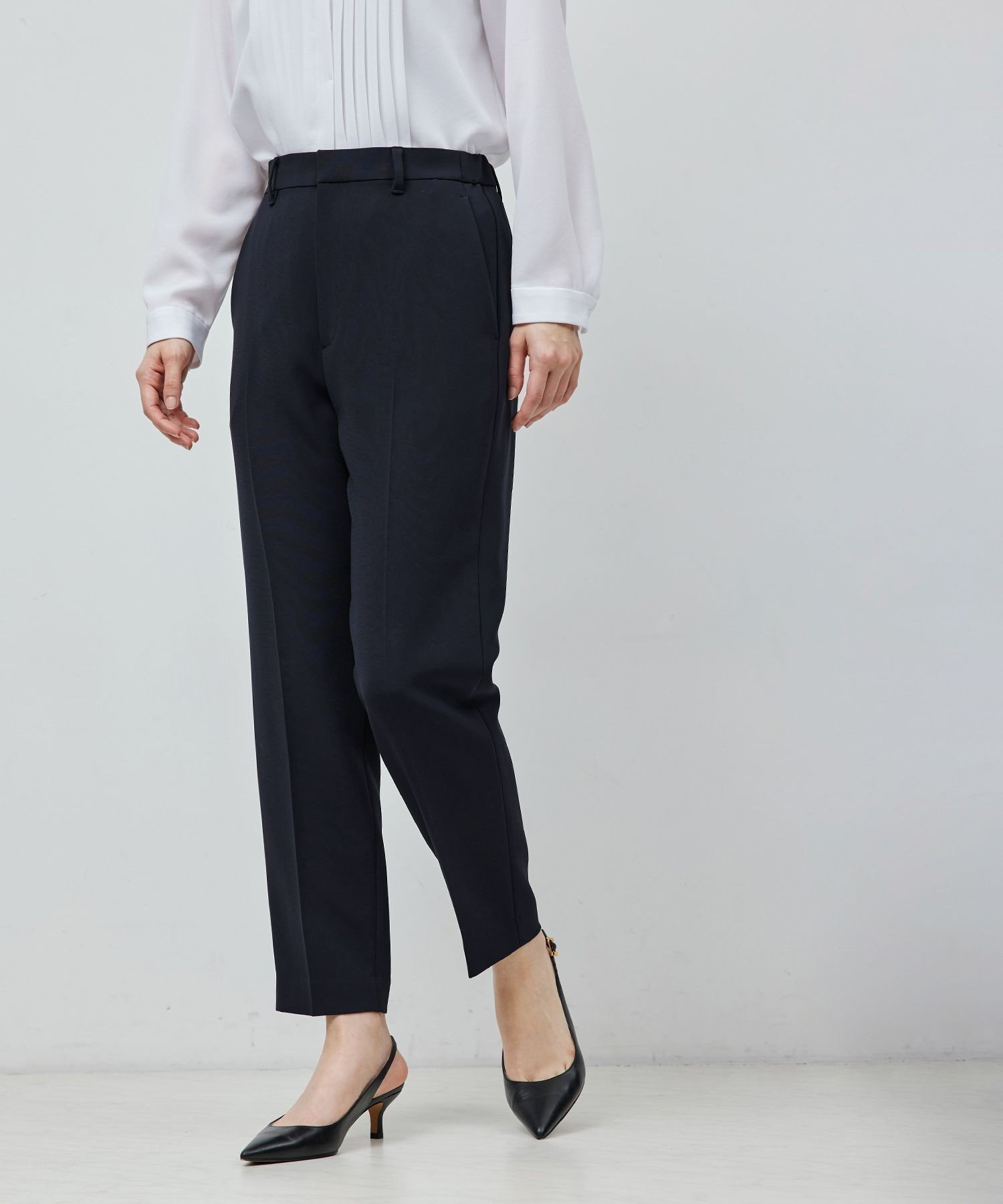 【ロペ/ROPE'】のトリアセテートダブルクロス サイドゴムテーパードパンツ【セレモニー/通勤対応】【洗える】 インテリア・キッズ・メンズ・レディースファッション・服の通販 founy(ファニー) ファッション Fashion レディースファッション Fashion for Women パンツ Pants & Trousers 洗える Machine Washable ジャケット Jacket, Outerwear ストレッチ Stretch, Stretchy Fabric センター Center, Center Line ダブル Double, Double-Breasted ツイード Twill, Twill Weave ペプラム Peplum, Flared Hem ポケット Pocket, Pocket Detail おすすめ Recommended / Our Picks セレモニー Ceremony ビジネス 仕事 通勤 Business / Work / Commuting ネイビー(40)|ID: prp329100004826648 ipo3291000000035119016