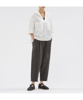 【マーガレットハウエル/MARGARET HOWELL】のFADED COTTON DRILL TROUSERS 人気、トレンドファッション・服の通販 founy(ファニー) ファッション Fashion レディースファッション Fashion for Women サイドジップ Side Zip, Side Zipper デニム Denim, Jeans Material バランス Balance, Style Balance フラップ Flap, Flap Pocket ポケット Pocket, Pocket Detail ヴィンテージ Vintage Style エレガント 上品 Elegant |ID:prp329100004826653