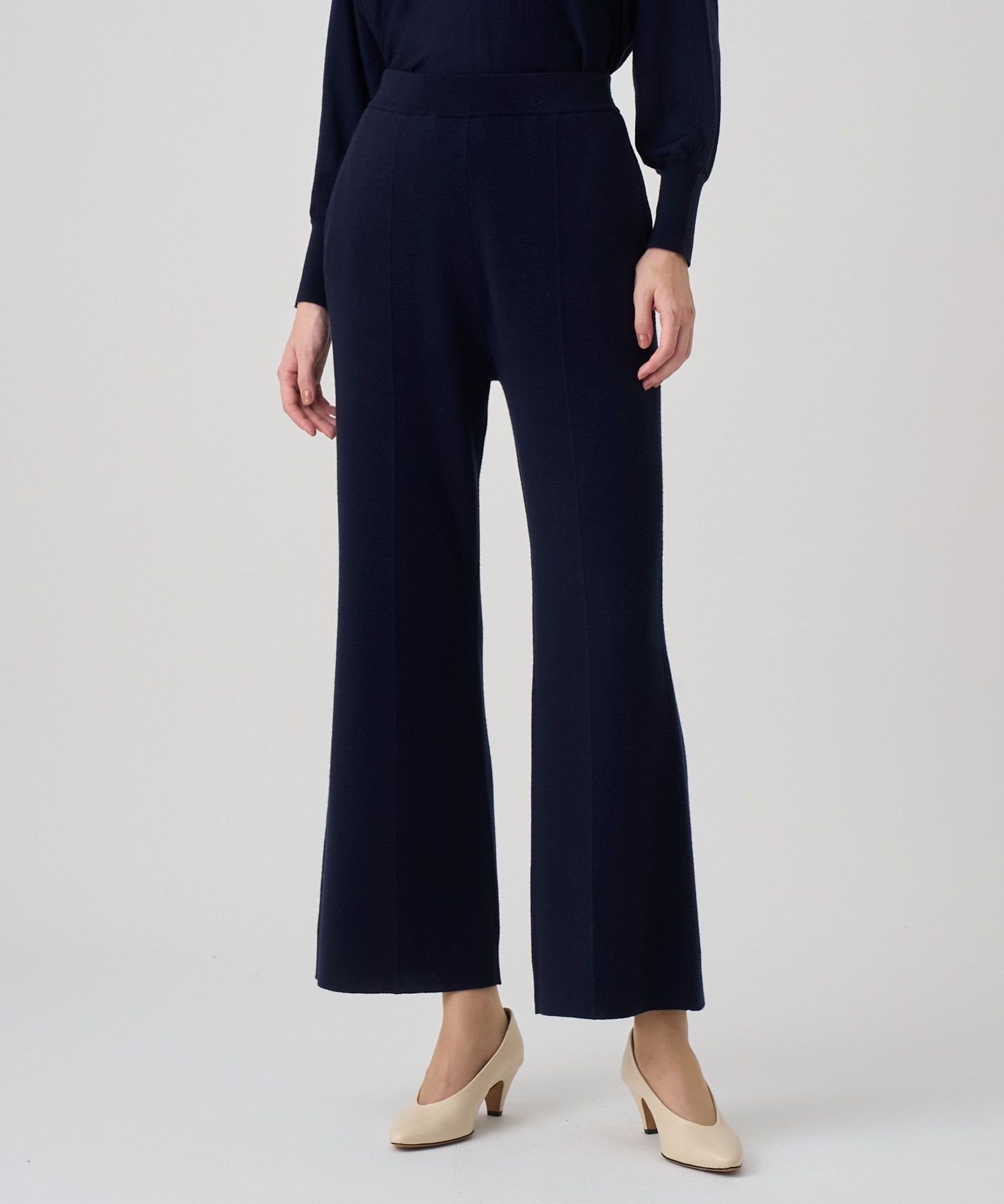 【アナイ/ANAYI】の【セットアップ対応商品】メリノウールスムースニットパンツ インテリア・キッズ・メンズ・レディースファッション・服の通販 founy(ファニー) ファッション Fashion レディースファッション Fashion for Women セットアップ Matching Sets レディースパンツ・ボトムス Pants & Trousers / Bottoms スマート Smart, Elegant セットアップ Set-Up, Coordinated Outfit ポケット Pocket, Pocket Detail A/W・秋冬 Autumn/Winter 再入荷 Restock / Back in Stock navy|ID: prp329100004826658 ipo3291000000035119087