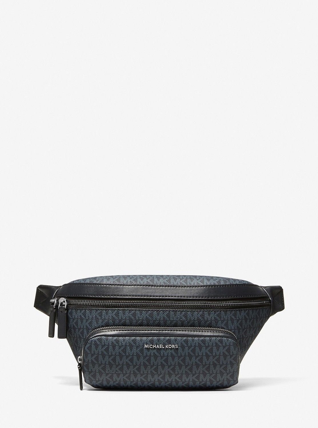 【マイケルコース/MICHAEL MICHAEL KORS / MEN】のCOOPER ユーティリティ ベルトバッグ - MKシグネチャー マイケルコース インテリア・キッズ・メンズ・レディースファッション・服の通販 founy(ファニー) 　ファッション　Fashion　メンズファッション　Fashion for Men　バッグ　Bags　コレクション　Collection, Seasonal Line　ショルダー　Shoulder, Shoulder Strap　ドロップ　Drop Shoulder, Dropped Style　ラグジュアリー　Luxury, Elegant　BLUE|ID: prp329100004826660 ipo3291000000035119096