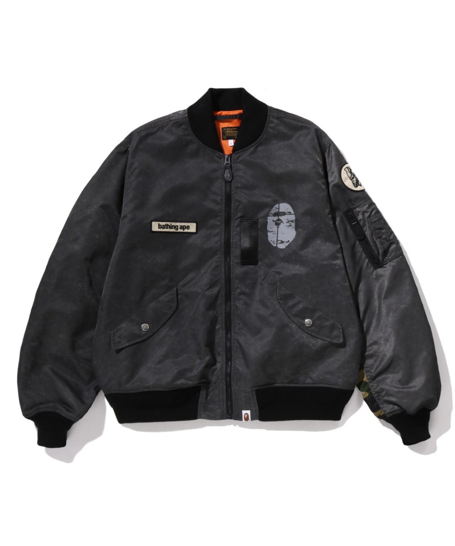 【アベイシングエイプ/A BATHING APE / MEN】のMULTI PATCH BOMBER JACKET 人気、トレンドファッション・服の通販 founy(ファニー) 　ファッション　Fashion　メンズファッション　Fashion for Men　ジャケット　Jacket, Outerwear　軽量　Lightweight, Ultra Light　 other-1|ID: prp329100004826669 ipo3291000000035119157