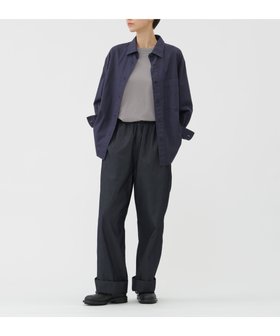 【マーガレットハウエル/MARGARET HOWELL】のDENSE COTTON NYLON TROUSERS 人気、トレンドファッション・服の通販 founy(ファニー) ファッション Fashion レディースファッション Fashion for Women ストレート Straight, Straight Cut ダブル Double, Double-Breasted ドローストリング Drawstring, Pull Cord パッチ Patch, Appliqué ポケット Pocket, Pocket Detail ワイド Wide, Wide Fit |ID:prp329100004826697