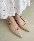 【ル タロン/Le Talon】の《追加》ポインテッドワンストラップフラット 人気、トレンドファッション・服の通販 founy(ファニー) ファッション Fashion レディースファッション Fashion for Women おすすめ Recommended / Our Picks クラシック Classic, Timeless Style シルバー Silver, Metallic Silver ストラップシューズ Strap Shoes, Mary Janes ソックス Socks, Hosiery トレンド Trend, Trending Now ラップ Wrap, Wrap Design 定番 Standard, Basic Item 春 Spring thumbnail ベージュ|ID: prp329100004826698 ipo3291000000035119481